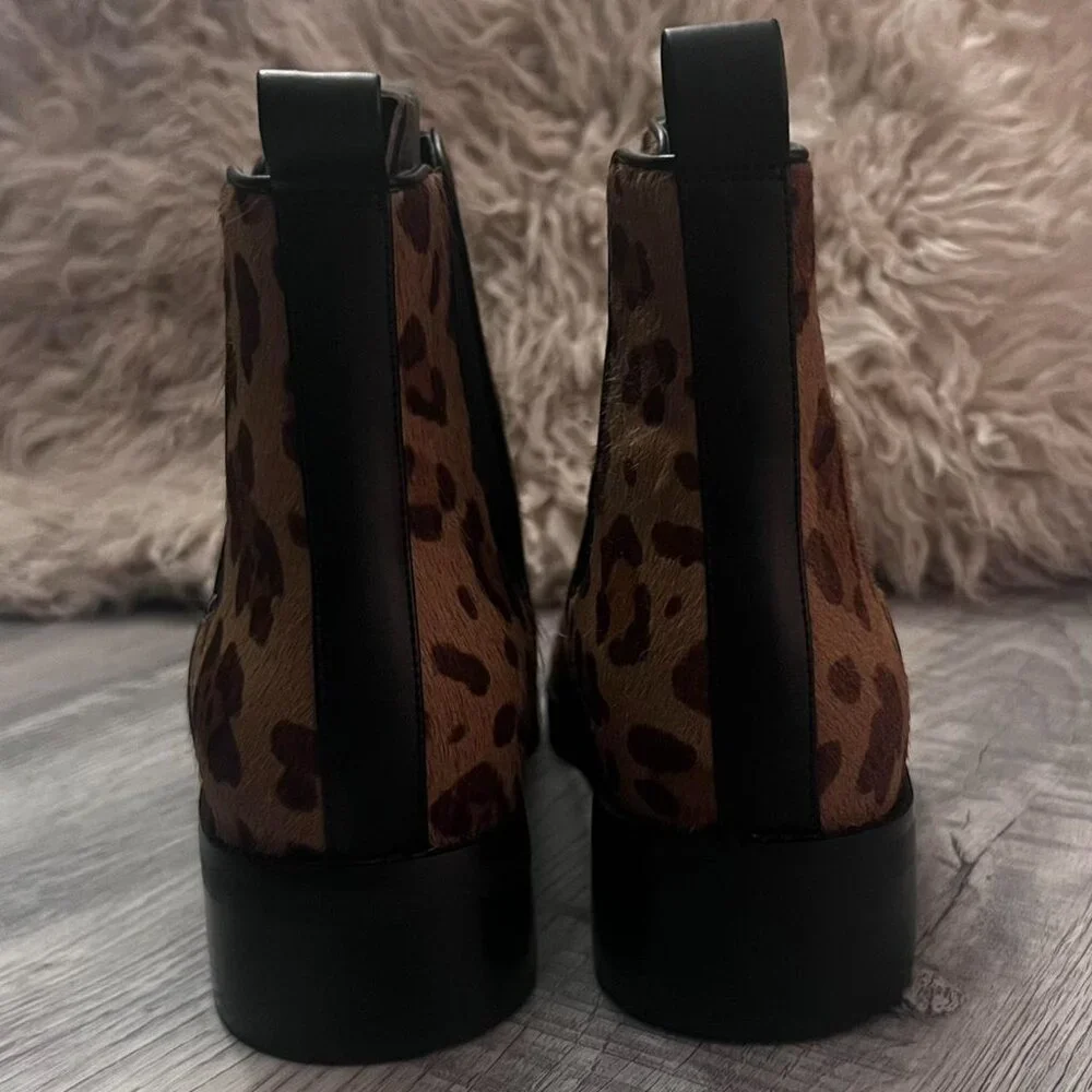 Cole Haan Women's Size 10 Mara Grand Chelsea Leopard Print Ankle Boots - Picture 6 of 8